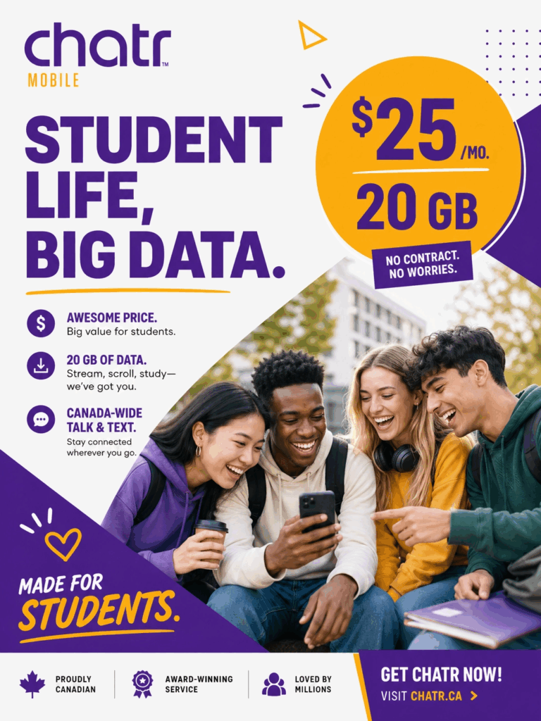 student plans for only $25 a month with 20 gb of data